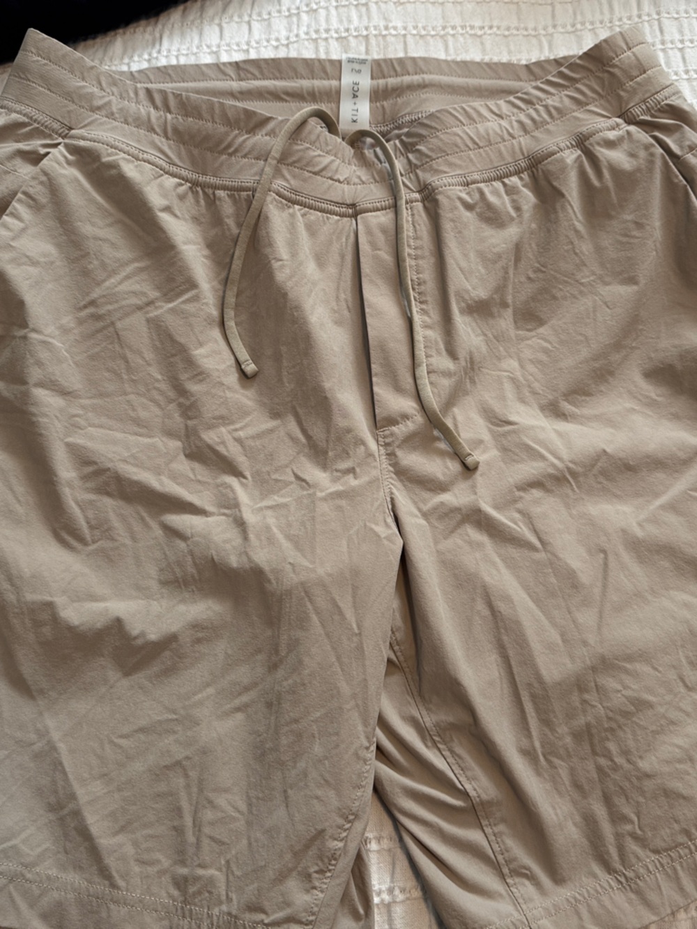 Kit and Ace Men's Athletic Shorts in Light Taupe